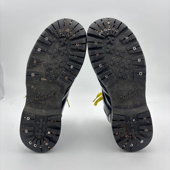 Vintage Gripfast Combat Boots Men's 10 Made in England Grunge Punk Rock - Picture 7 of 14